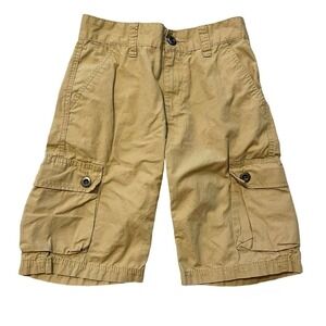 Levis Cargo Shorts Boys Size 10 Reg W25 Khaki Pockets Streetwear Utilit…